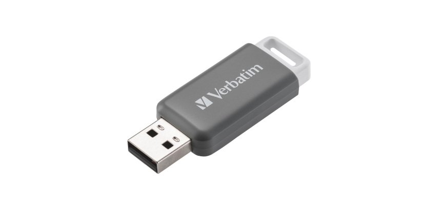 Verbatim V DataBar USB flash drive 128GB USB Type-A 2.0 Gray