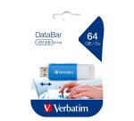 Verbatim V DataBar clé USB flash 64 Go USB Type-A 2.0 Bleu