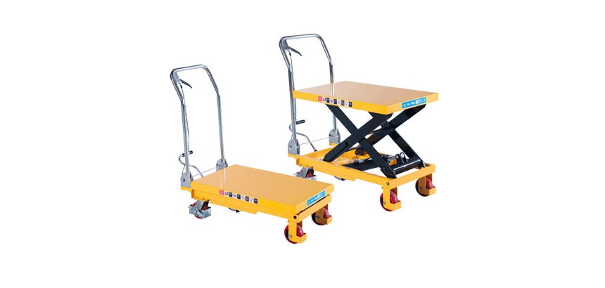 Piattaforma elevatrice a pantografo 500 kg, altezza max 90 cm