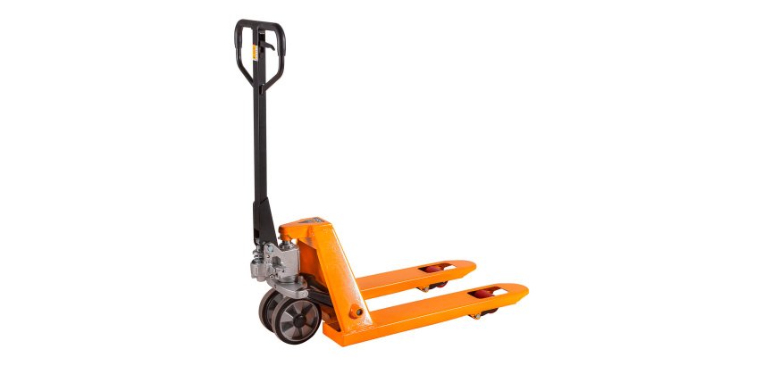 Transpallet manuale corto rulli doppi, 2500 kg