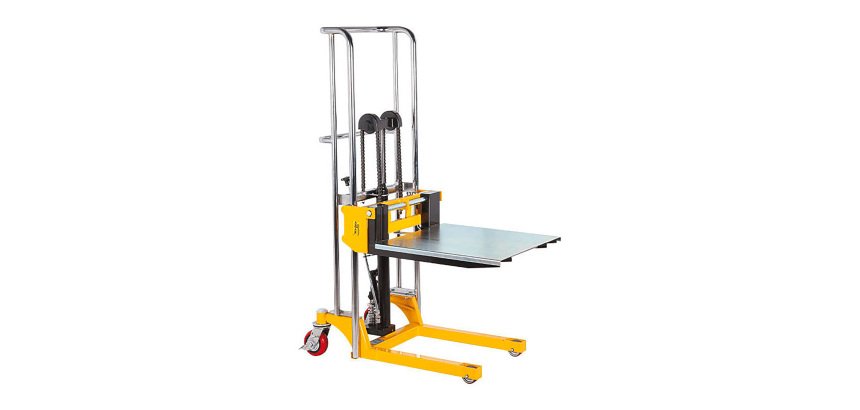 Piattaforma elevatrice professionale 400 kg, altezza max 130 cm