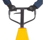 Transpallet elettrico a pantografo 1000 kg, altezza max 80 cm