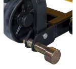 Transpallet manuale a pantografo 1000 kg, altezza max 80 cm