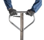 Transpallet manuale in acciaio inox, 2000 kg