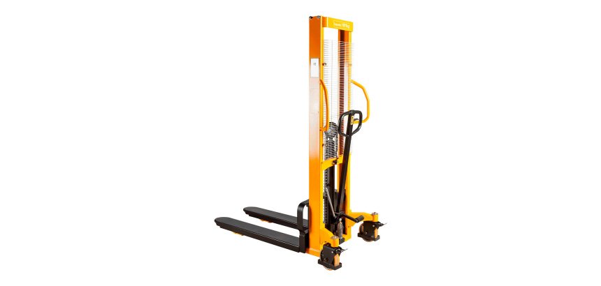 Sollevatore manuale idraulico ad alzata rapida 1000 kg, altezza max 160 cm