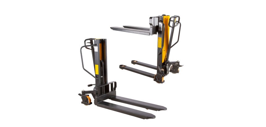 Sollevatore manuale idraulico ad alzata rapida 800 kg, alzata max 90 cm