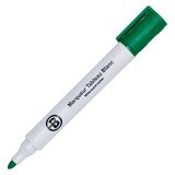 Marqueur effaçable Bruneau pointe ogive 2 à 3 mm vert corps plastique