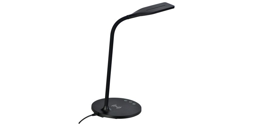 Lampe de bureau Led intégrée AVA - 5,5 W - Chargeur induction