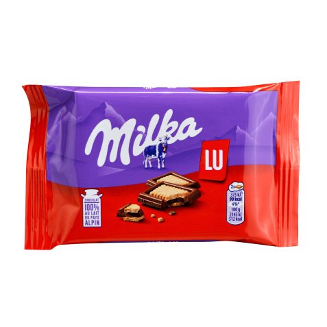 Milka Pocket chocolat au lait et biscuit - Étui de 35 g