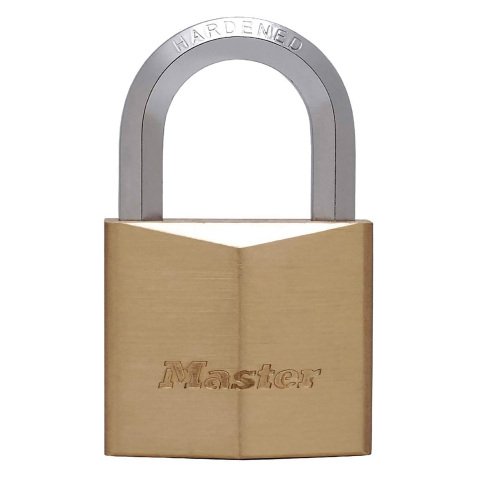 Cadenas à clé en laiton anse hexagonale Master Lock 1145EURD, 1155EURD