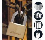Cadenas à clé en laiton anse hexagonale Master Lock 1145EURD, 1155EURD