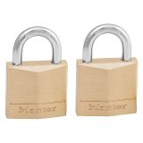 Cadenas en laiton massif 30 mm Master Lock 130EURT – Lot de 2