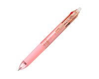 Stylo Roller Pilot FriXion Ball 4 couleurs effaçable rétractable pointe 0,5 mm - écriture fine - corps rose irisé