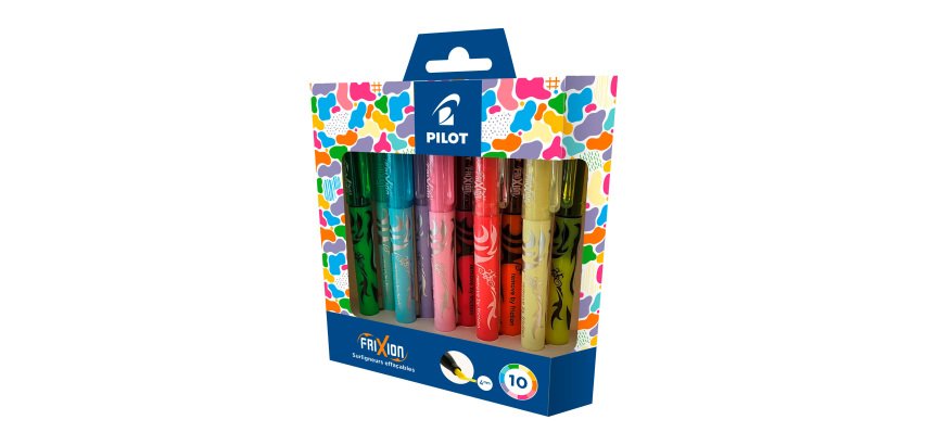 Surligneur effaçable Pilot Frixion Light - Pochette de 10