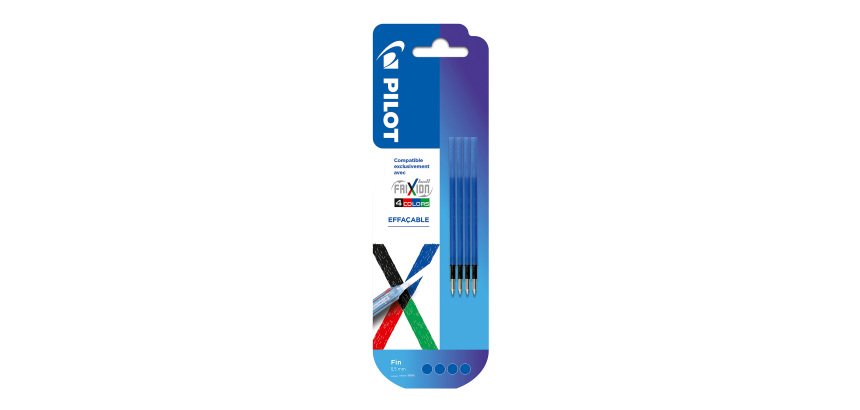 Fine Point 0.5mm Pilot FriXion Ball Erasable Pen Refill - Pack of 4