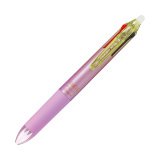 Stylo Roller Pilot FriXion Ball 4 couleurs effaçable rétractable pointe 0,5 mm - écriture fine - corps violet irisé