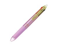 Stylo Roller Pilot FriXion Ball 4 couleurs effaçable rétractable pointe 0,5 mm - écriture fine - corps violet irisé