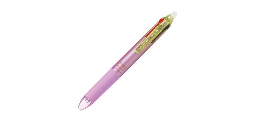Stylo roller Pilot FriXion Ball 4 couleurs effaçable rétractable pointe 0,5 mm - écriture fine