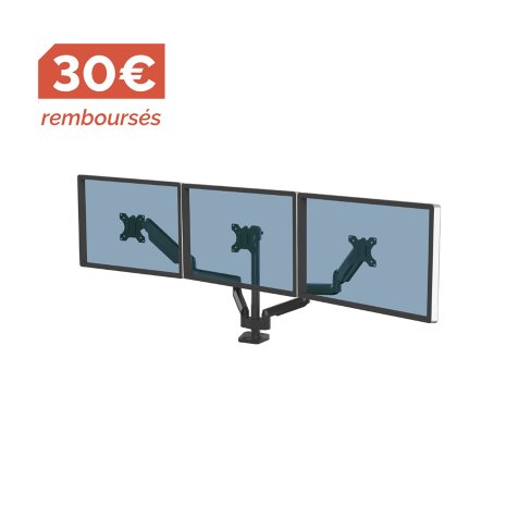 Bras support-écran triple Platinum Series Fellowes