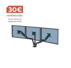 Bras support-écran triple Platinum Series Fellowes