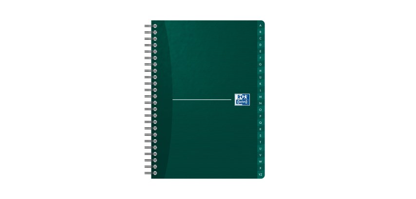 Répertoire alphabétique spirale Oxford Office Essentials 14,8 x 21 cm 180 pages