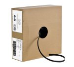 Bobine de cerclage feuillard polypropylène noir 12 mm x 1000 mètres en boîte distributrice