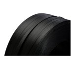 Bobine de cerclage feuillard polypropylène noir 12 mm x 1000 mètres en boîte distributrice