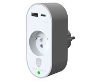 Überspannungsschutz Steckdose Force Lite 1 Steckdose + 2 Ports USB A+C PD