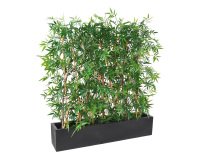 Kunstplant haag van Japanse bamboe dicht