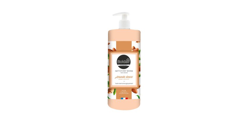 Nettoyant mains Boldair amande douce – Flacon de 500 ml