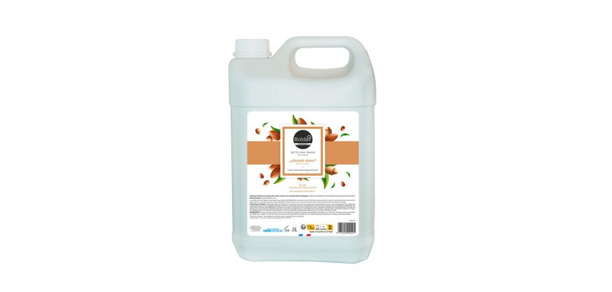 Savon liquide Topmain Pêche - Eco-recharge de 5 L