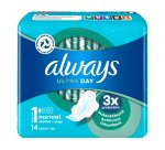 Serviettes hygiéniques Always Ultra Normal avec ailettes - Paquet de 14
