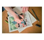 Stylo feutre Stabilo Sensor à capuchon pointe 0,3mm – écriture extra-fine