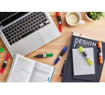 Surligneur Stabilo Luminator couleurs assorties - Présentoir de 4