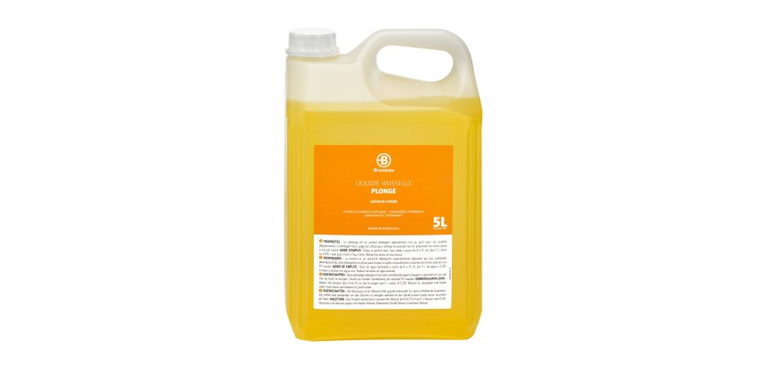 Liquide vaisselle mains Bruneau citron - Bidon de 5 L