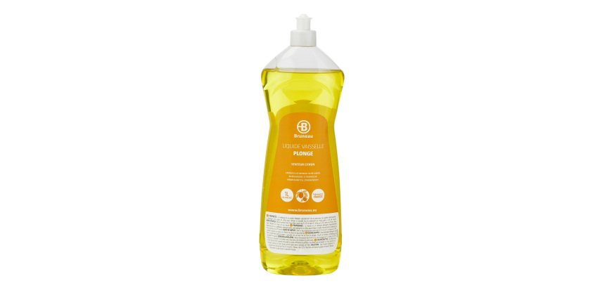 Liquide vaisselle mains Bruneau citron - Flacon de 1 L