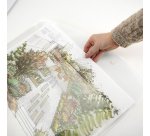 Pochette de rangement à bouton pression Rapesco A3 transparentes - Lot de 10