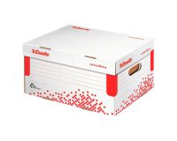 Caisse archives carton automatique Esselte - H 19,3 x L 25,2 x P 35,5 cm