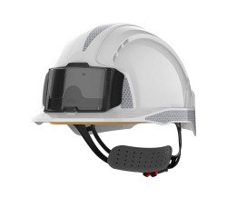 Helm JSP EVOlite mit Standardsichtschutz und Ausweishalter