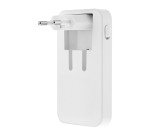 Chargeur secteur 65W Gan 3 x USB prise pliable Power T'nb