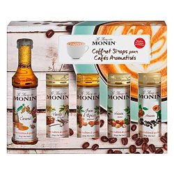 Sirops Monin Coffret pour cafés aromatisés - 5 x 5 cl