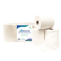 bobine d'essuyage à dévidage central EcoCompact Argos 800 formats - Colis de 6