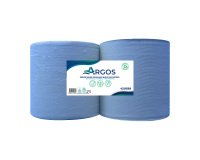 Rouleaux d'essuie-mains Argos double épaisseur bleu 195 m - Colis de 6