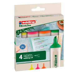 Markeerstift Ecoline Edding E 24 - Set van 4