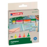 Surligneur Edding E 24 - Pochette de 4