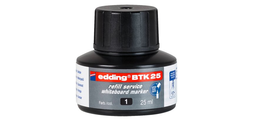 Recharge pour marqueur effaçable Edding BTK 25 noir