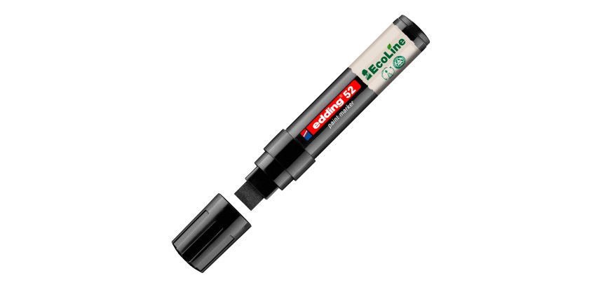 Marqueur peinture Edding Ecoline E52 pointe rectangle 4 à 15 mm noir