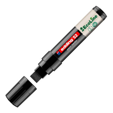 Marqueur peinture Edding Ecoline E52 pointe rectangle 4 à 15 mm noir