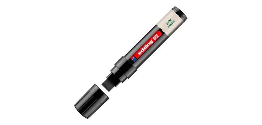 Edding E52 paint marker rectangle tip 4 to 15 mm black