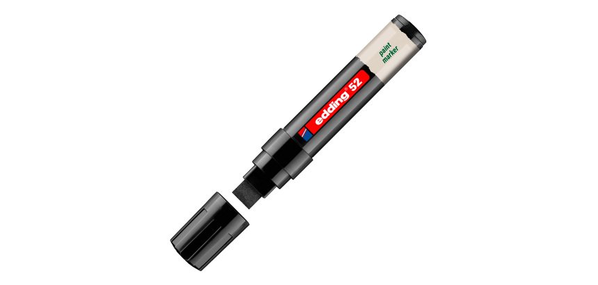 Marqueur peinture Edding Ecoline E52 pointe rectangle 4 à 15 mm noir